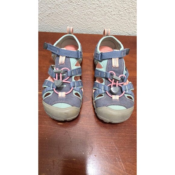 Keen Kids Sea camp II CNX Waterproof Closed-Toe Sandals Size 13 Gray & Pink - Picture 2 of 8